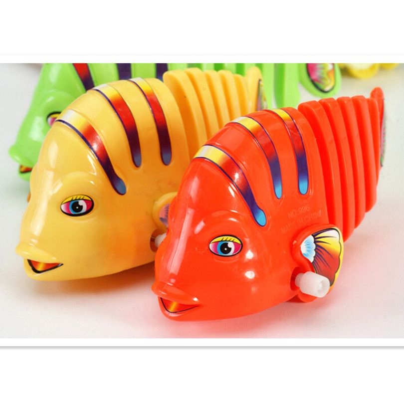2015 Cute Fish Model Wind Up Toy For Kid Birthday Gift, Plastic Material Children'S Educational