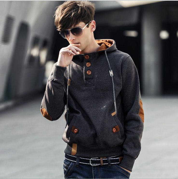 2015 New Brand Sports Hoodies Men Fleece Fashion Men'S Warm Hoodies
