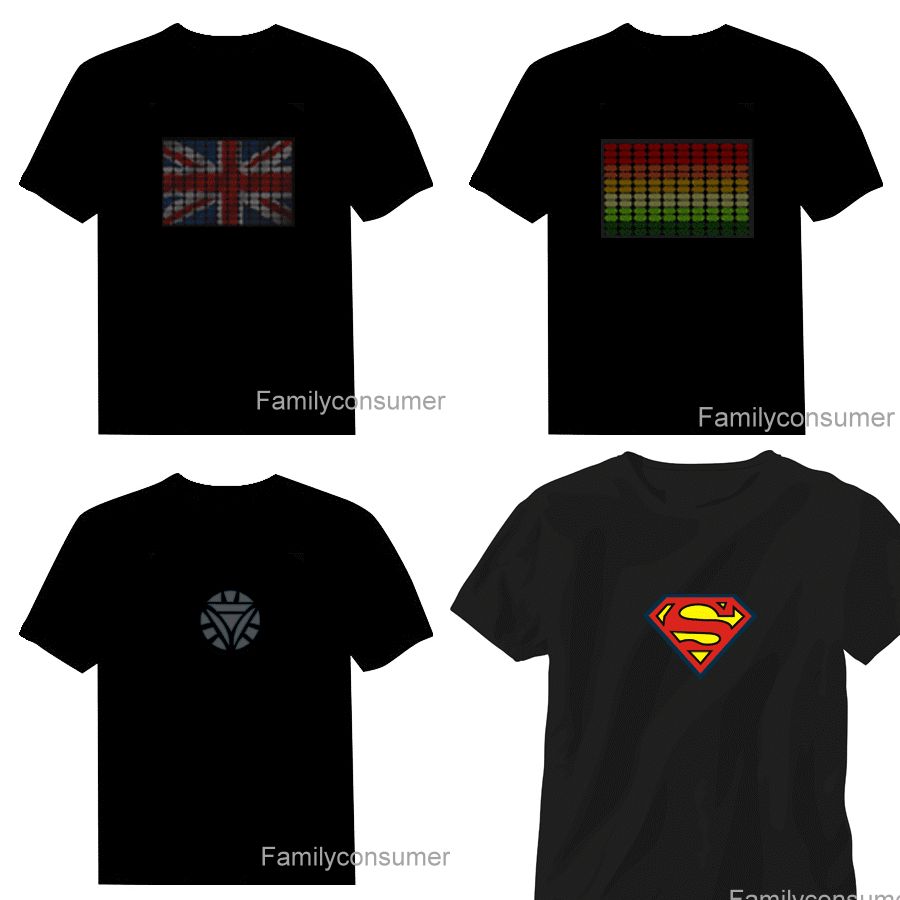 christmas t shirts with flashing lights