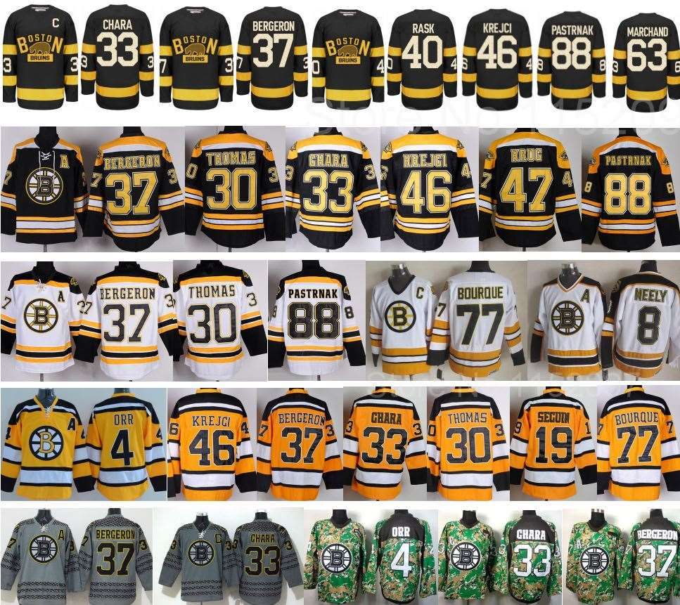 Best Boston Bruins Winter Classic Jerseys 2016 Hockey,4 Bobby Orr,Zdeno Chara,Patrice Bergeron ...