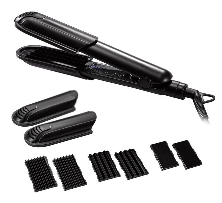 New Hair Straightener Professional Straighten And Curl 4 In 1 Domestic