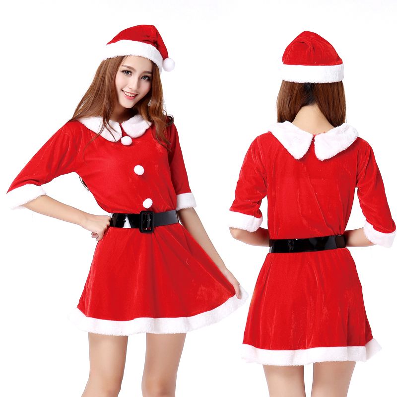 Christmas Gift Sexy Christmas Outfits Ladies Dress Santa Clothes