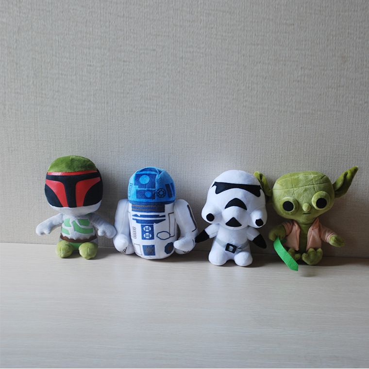 2017 Ems 5 Styles Star Wars Plush Toy Cartoon Cute For Children Super Deformed Boba Robot