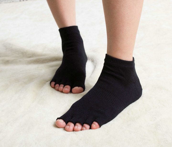 Best Gym Yoga Socks For Men And Women Cotton Professional Five Fingers