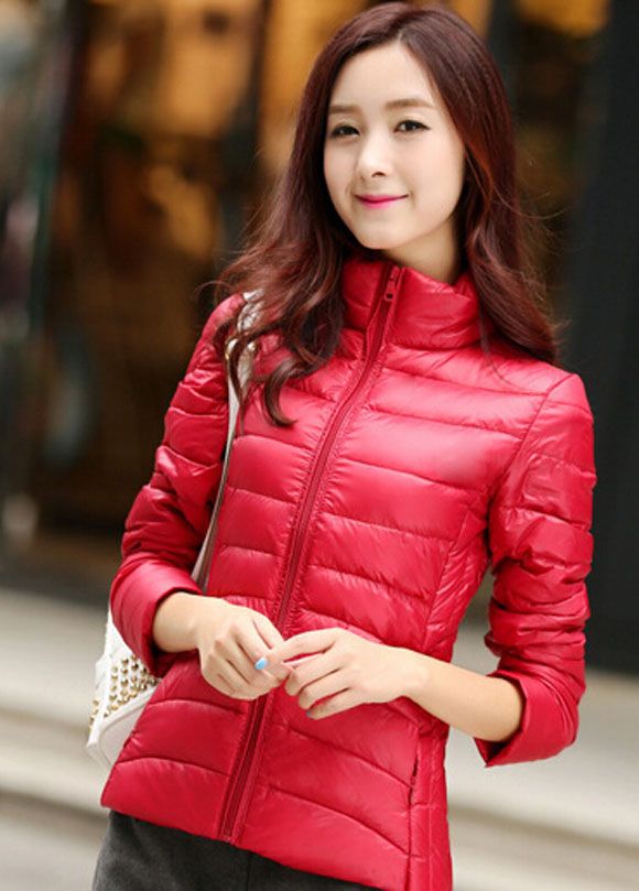 Best 2015 Sale Canada Jacke Slim Thin Fashion Womens Downs Jackets