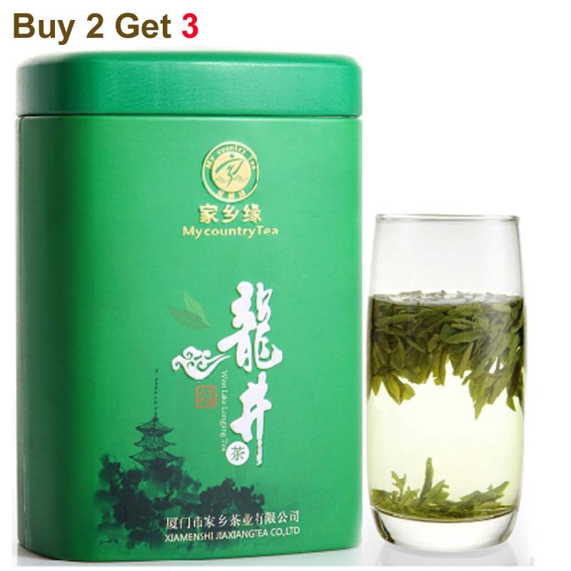 2017 Chinese Longjing Green Tea Buy 2 Get 3 With Box Tea Top Grade