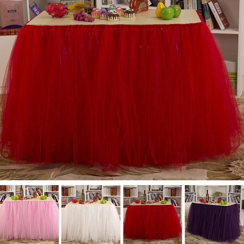 Wholesales Quality Fashion Home Decor Table Skirt Wedding Holiday ...