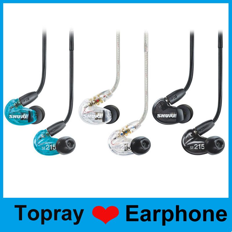 Shure Se215 Hifi Colorful Earphones 3.5mm In Ear Noise Cancelling