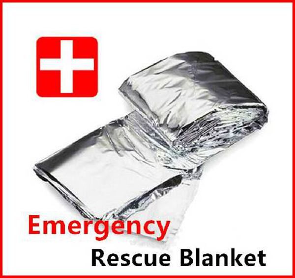 Online Cheap Gold Silver Emergency Rescue Blanket Silvery Silver Mylar