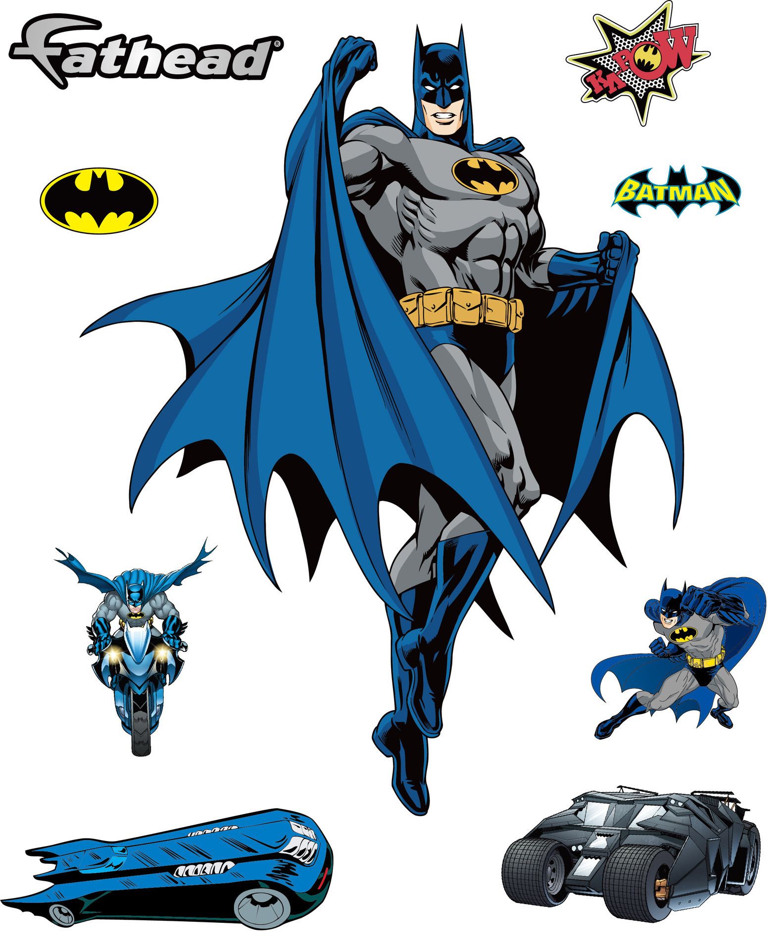 Amazing Large Batman Wall Stickers Decal for Kids Bedroom Nursery