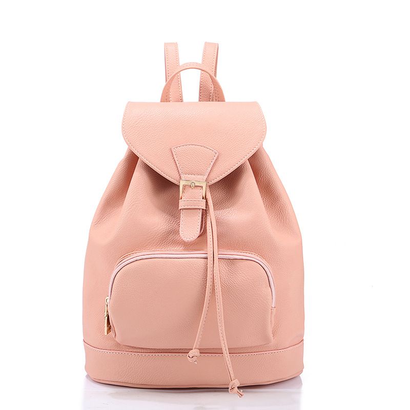 2015 New Fashion Backpacks For Teenage Girls Korean Cute Big School Book Bags Female Leather ...