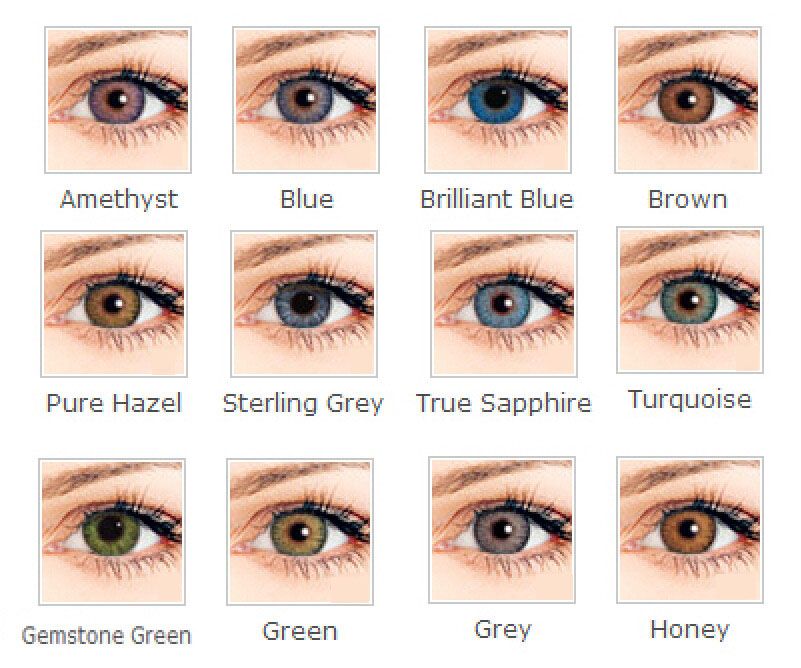 Soft Colorful Cosmetic Contact Lenses For Eyes In Stock