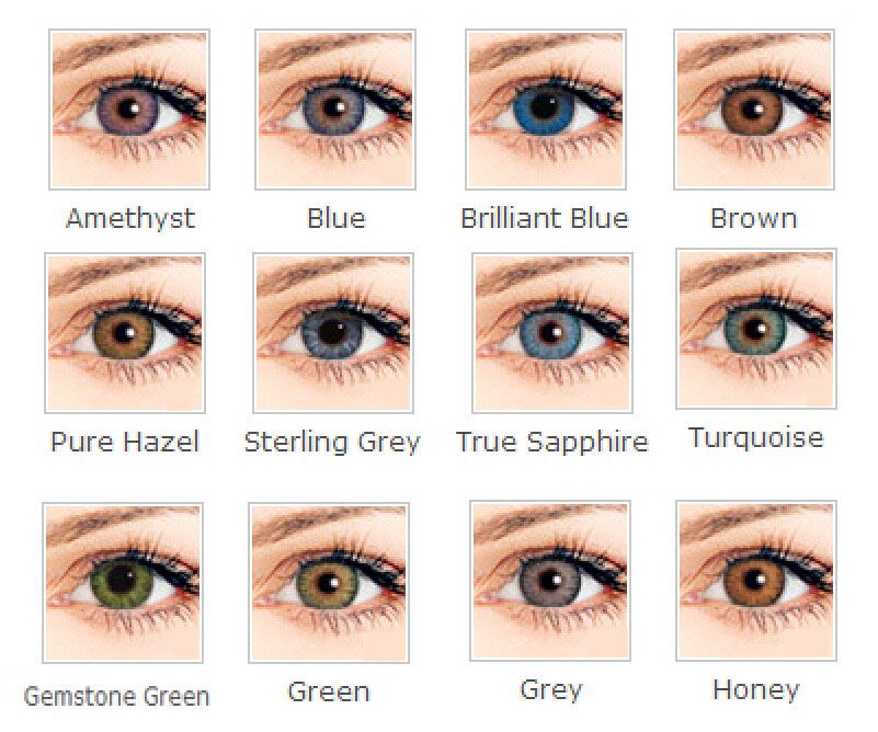 Soft Colorful Cosmetic Contact Lenses for Eyes in Stock Yearly Use