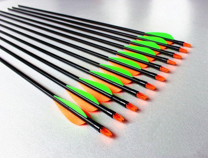 2017 Handmade Fiber Glass Arrows For Archery Hunting Compound Bow Fiber
