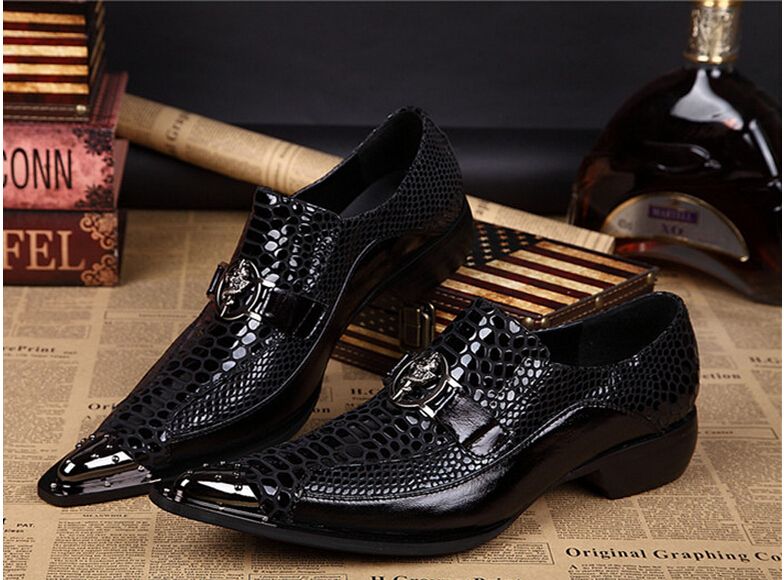 Top Brand Italian Shoes For Men Sapato Oxford Feminino Men Formal Shoes Mens Dress Shoes Genuine ...