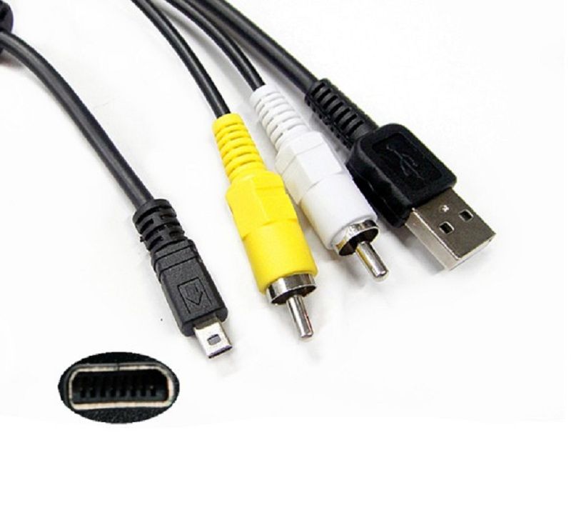 Online Cheap 8 Pin Usb Av Digital Camera Data Cable For Nikon Cameras