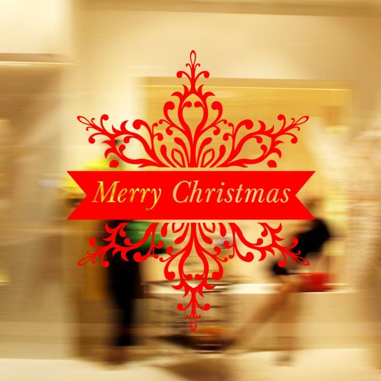 christmas wall decor glass festival stickers christmas pattern wall sticker home decoration removable wallpaper decals mural art - Christmas Wall Decor christmas wall decor glass festival stickers christmas pattern wall sticker home decoration removable wallpaper decals mural art - Christmas Wall Decor
