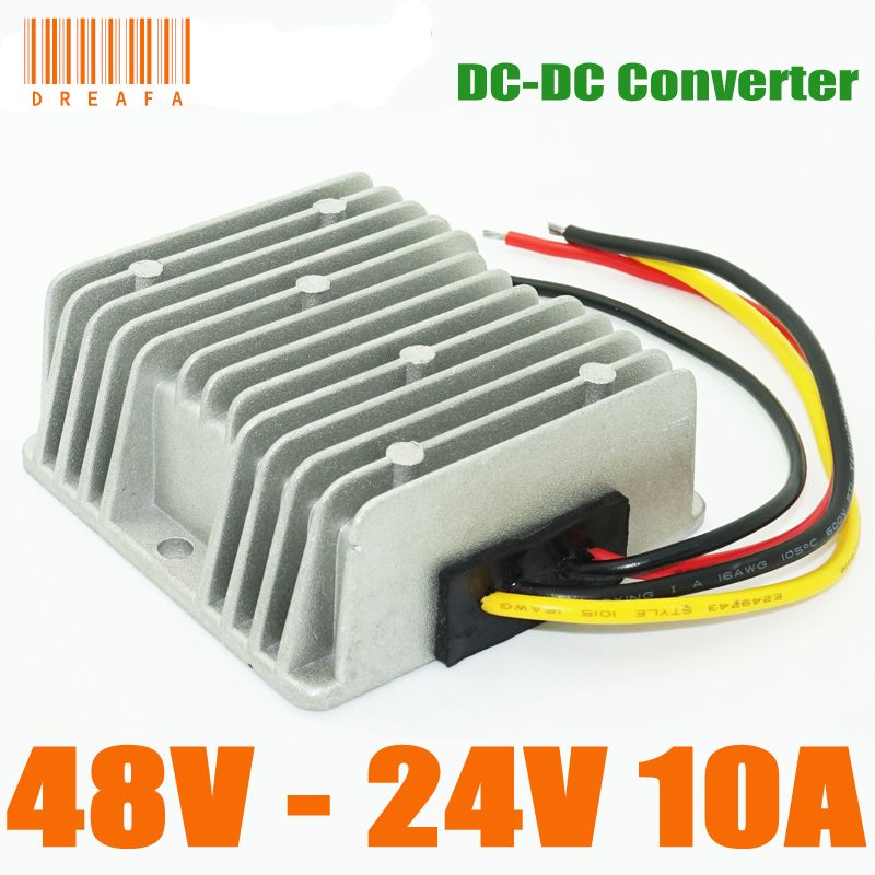 Dc Dc Power Converter 48vdc To 24vdc 10amps 240w Buck Voltage Regulator