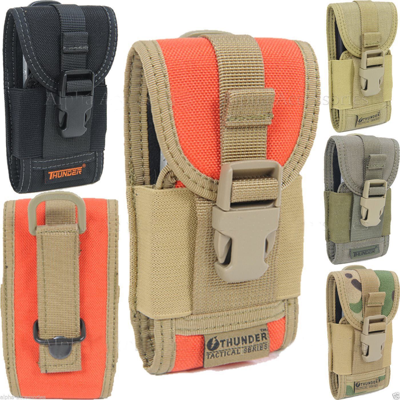 Cool D24 Universal 4 Inch Army Tactical Mobile Phone Belt Loop Hook Cover Case Pouch Holster