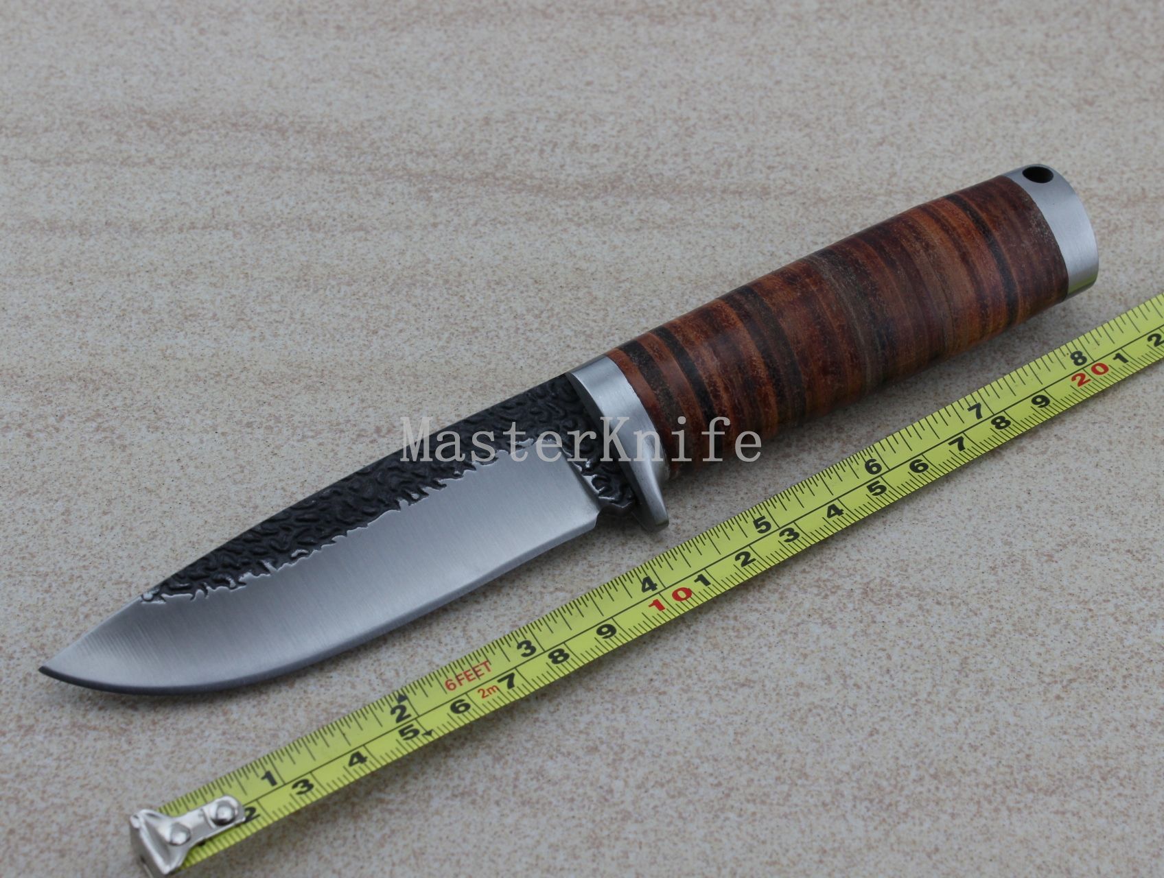 Damascus Knife Handmade Steel Sharp Fixed Hunting For King Knife
