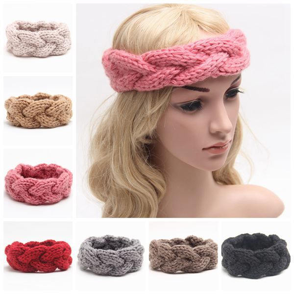 2017 Knitted Headband For Women Fashion Ladies Winter Headbands Girls Crochet...