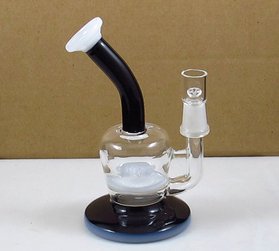 Best Wyk 015 Height 6 Inch Glass Bong Mini Smoking Pipe Bong Oil Rig
