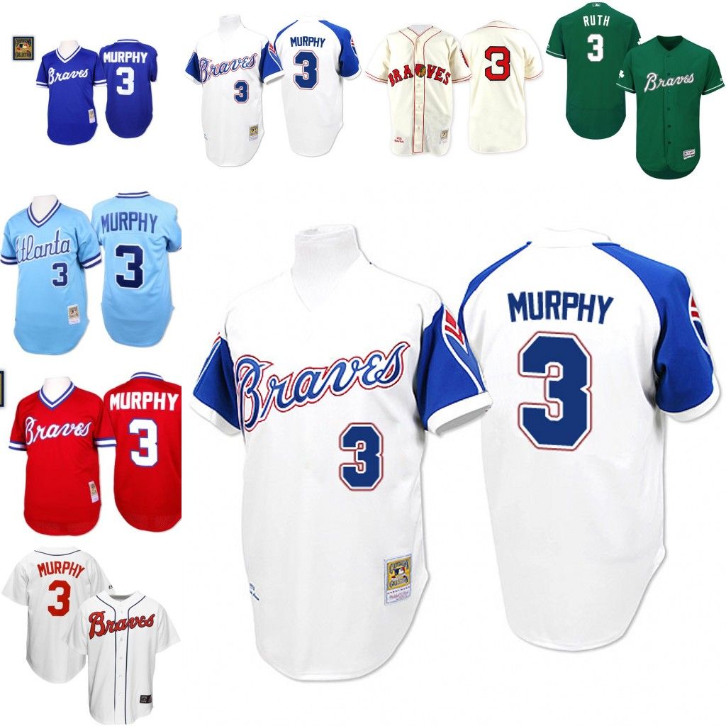 2017 White 1974 Throwback Light Blue 1982 Dale Murphy Jersey , Men'S 3