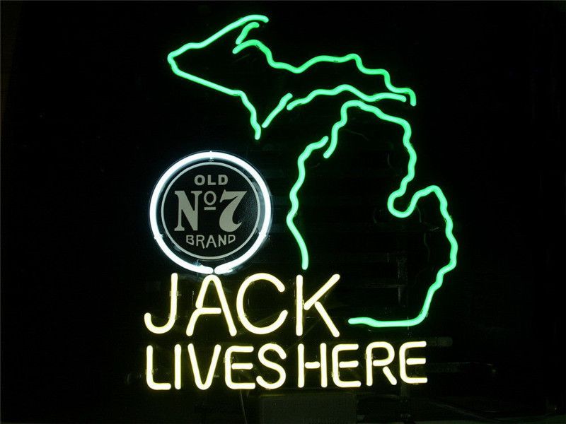 Online Cheap Neon Sign For Jack Daniels Lives Here