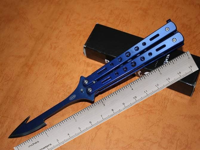 Multifunction Mini Butterfly Balisong Keychain Edc Tools 3cr13mov