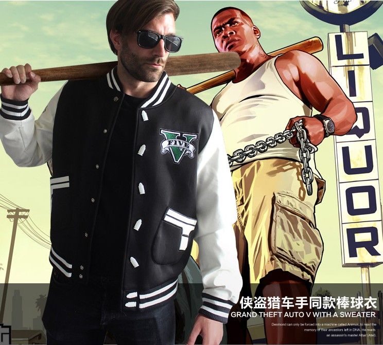 Grand Theft Auto Gta Cosplay Costume Hoodie Rider Dress Baseball