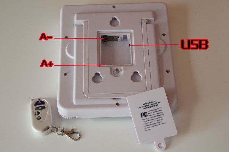 Best Quality Bathroom Spy Cameras 32gb Fogless Shower Stereo Radio With Mirror & Clock &720p