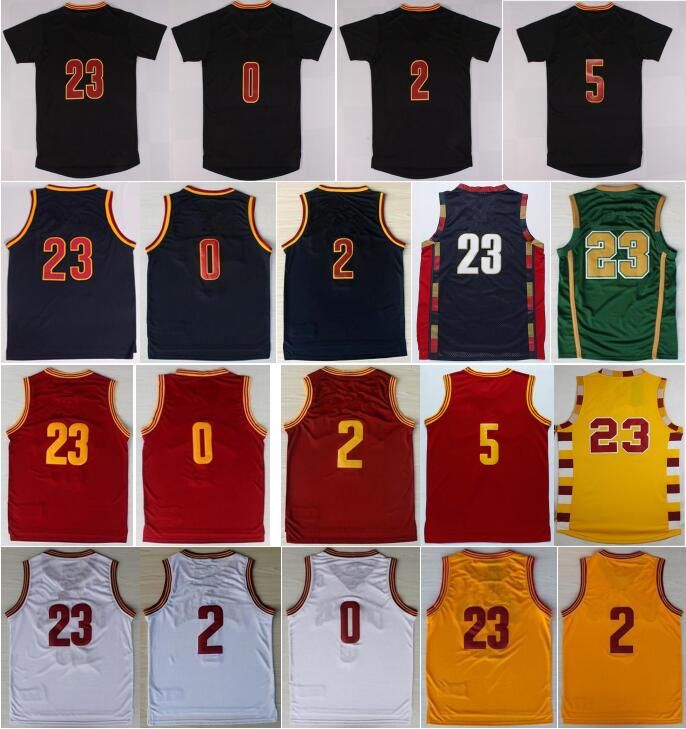 2017 Sale Basketball Jerseys Cheap 23 2 0 5 With Player Name Team Logo Sport Shirt Wear Blue