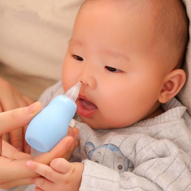 2017 Baby Newborns Nasal Vacuum Mucus Suction Aspirator Soft Runny Nose