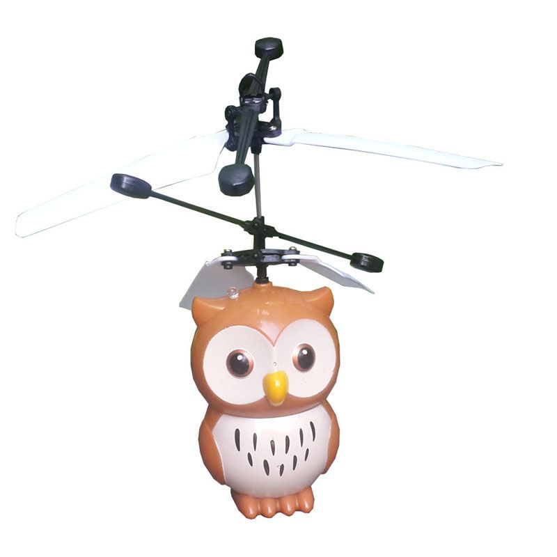 Mini Helicopter Flying Ball Owl Toys Infrared Induction Toys Rc