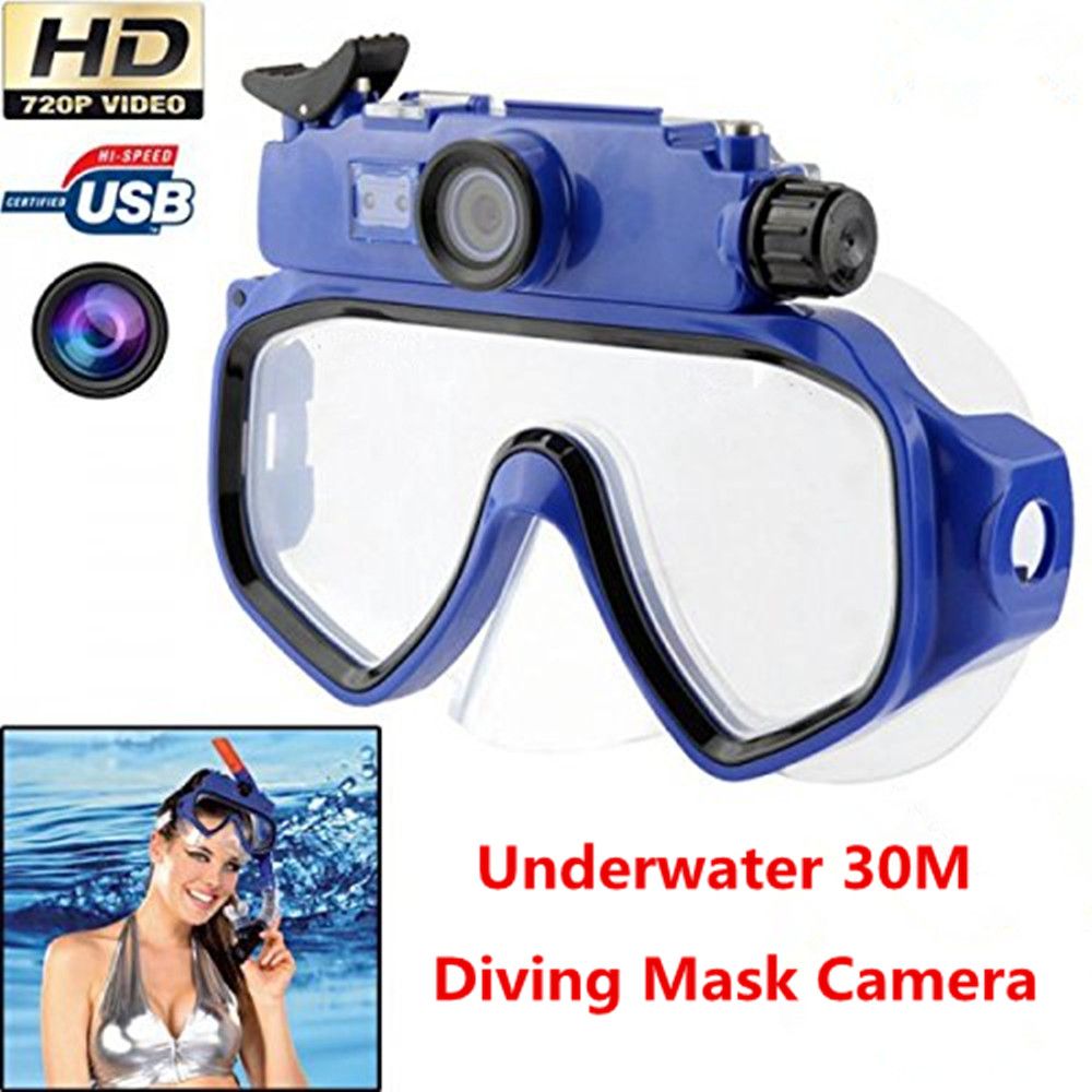Hd 720p Spy Cameras Underwater 30m Diving Glasses Goggles Mask With
