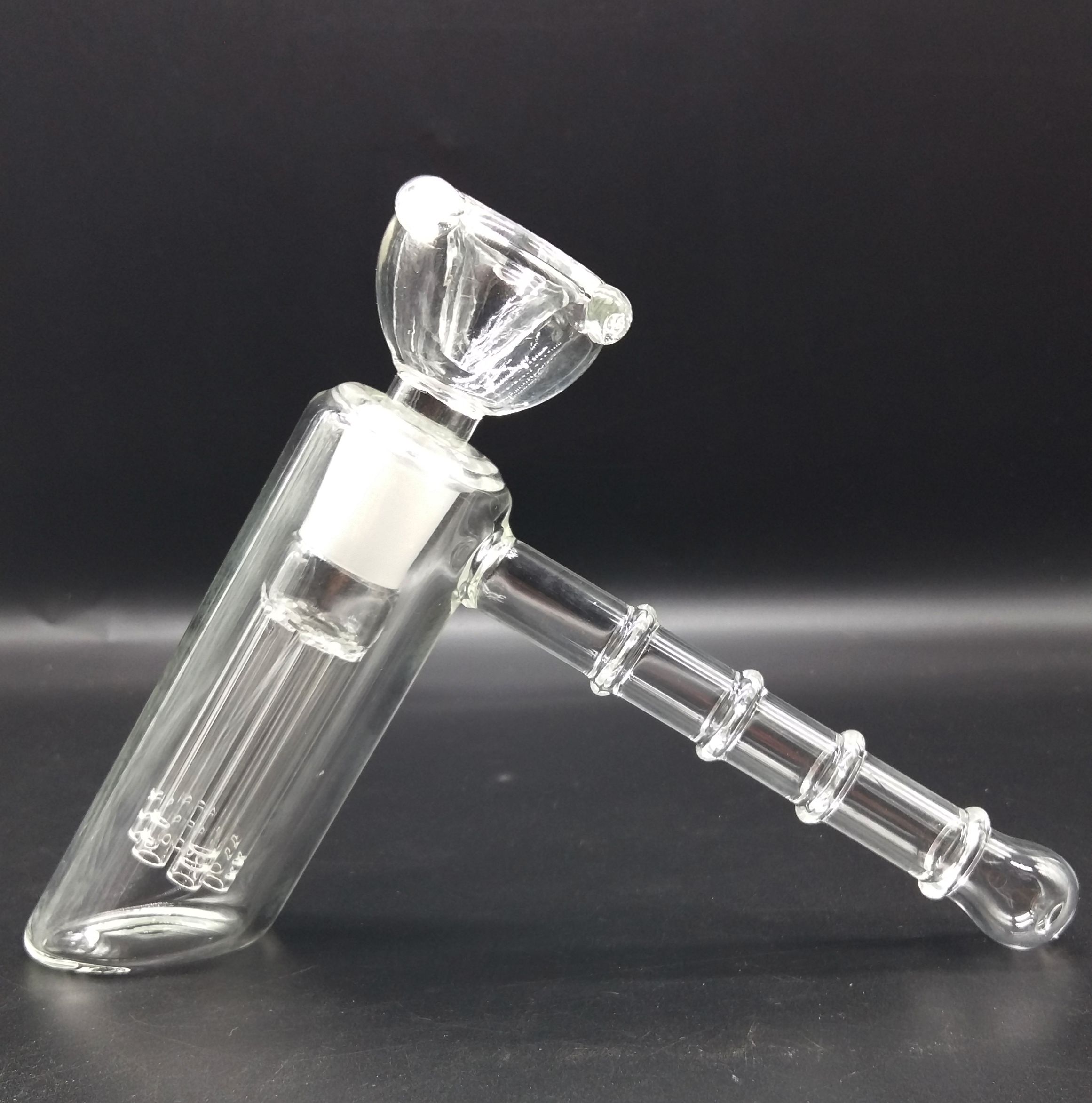 Bubbler Glass Pipe Pipes for Smoking 6 Arms Perc Hammer Bubblers 14.5