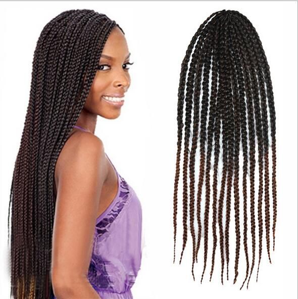 Brand New Fashion Crochet Twist Braid Hair Extension 24 Inch Crochet ...