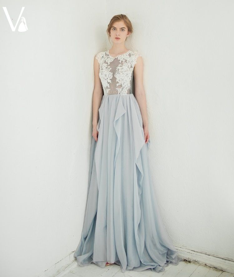Sexy Chiffon Lace Outdoor Wedding Gowns 2015 Illusion