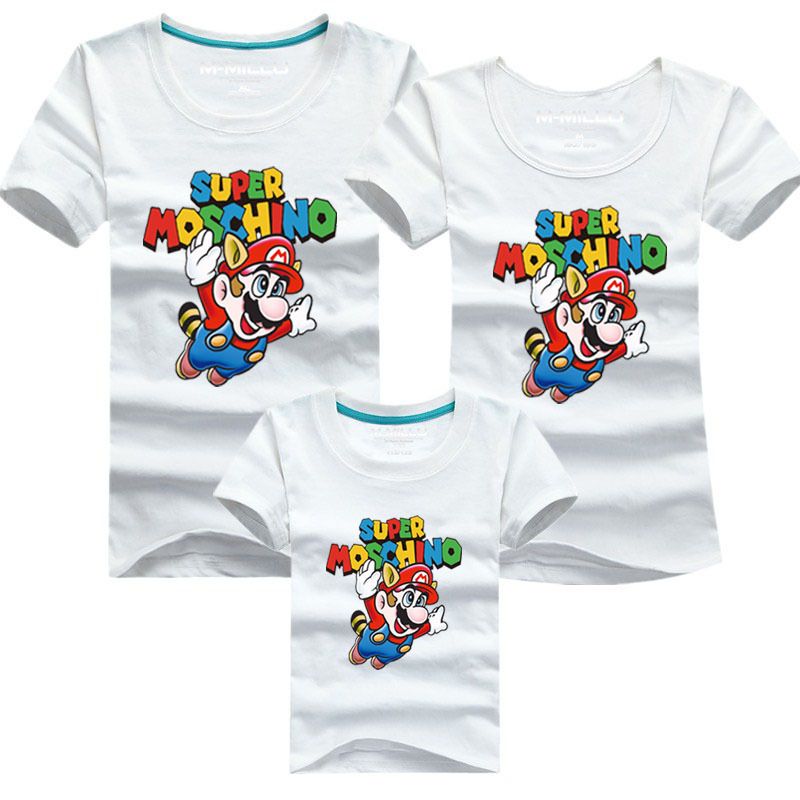 Super Mario Tshirt Family Matching Outfits Couples Shirts And Lovers