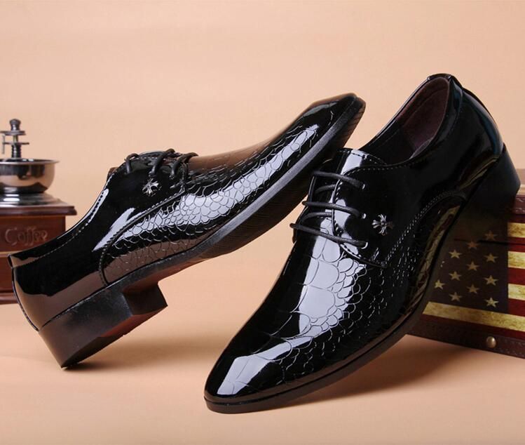 shiny business shoes