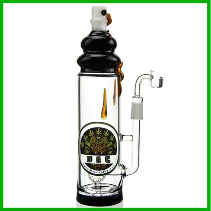 2017 2016 Hot Sale Two Color Dab Rig Glass Water Bongs Appalling Micro Dab Rigs With A Barrel