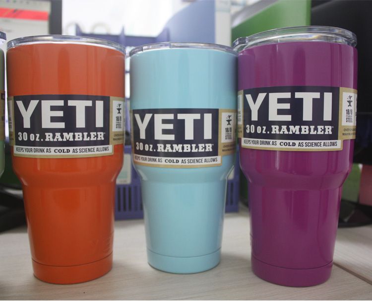 New Pink Yeti Coolers Cup 30oz/20oz Yeti Rambler Tumbler Travel Beer