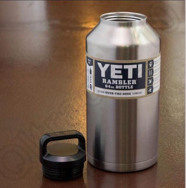 64oz Yeti Coolers Warmer Rambler Bottle DoubleWall Stainless Steel Cup