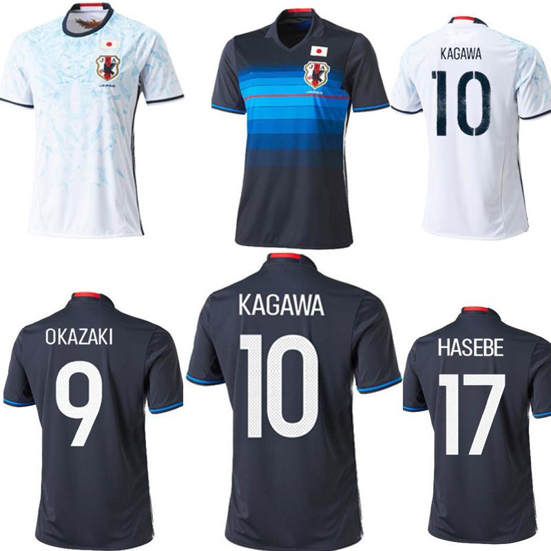 Best New Japan Soccer Jersey 16 17 Okazaki Home Away Kagawa Hasebe Top