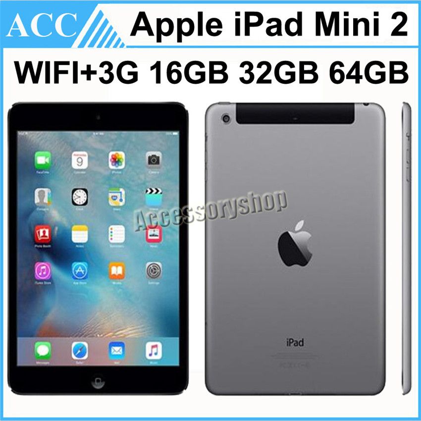 2017 Refurbished Original Apple Ipad Mini 2 2nd Generation Wifi + 3g