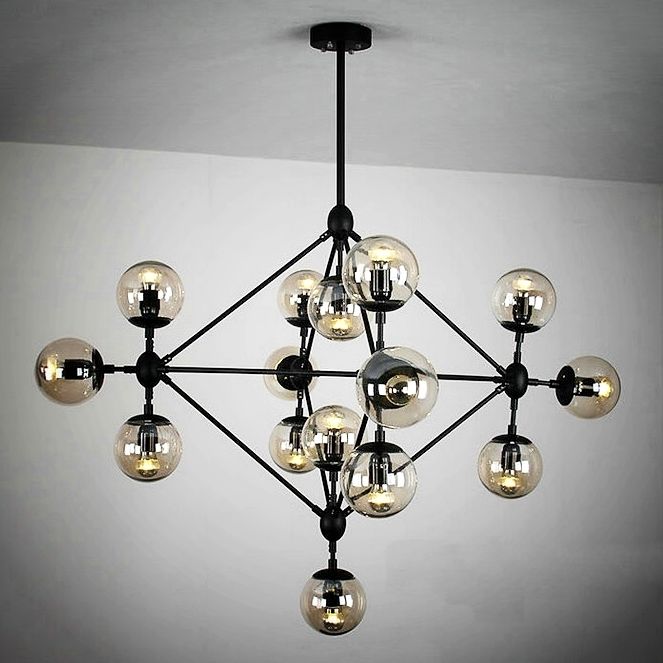 Beanstalk Dna Molecule Modo Iron Chandelier Glass Sphere Meal Led Beanstalk Dna Molecule Modo Iron Chandelier Glass Sphere Meal Led Designer Living Room Lamp Pendant Lights