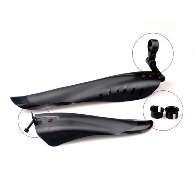 Best Mountain Bike Tyre Tire Front Rear Mudguard Fender Set Mud Guard