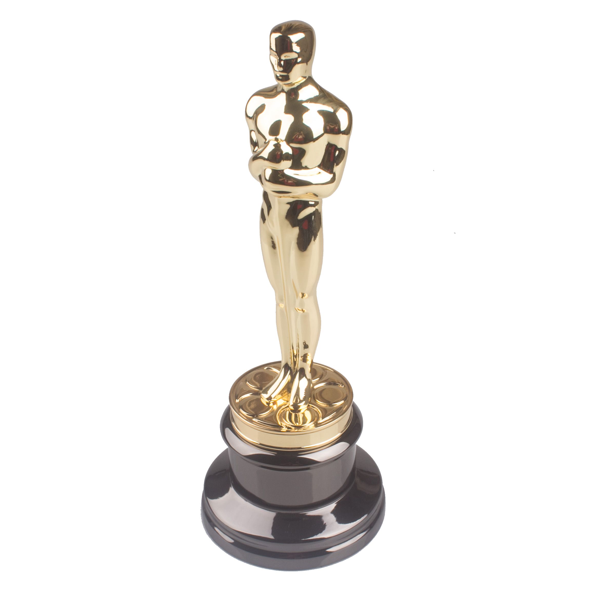 2017 34cm Original Size Oscar Statuette Trophy Award Metal Scale Replica Music Tv Movie Fans
