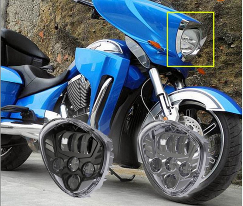 2017 Victory Headlights Kit Plug And Play Cross Country Led Headlight