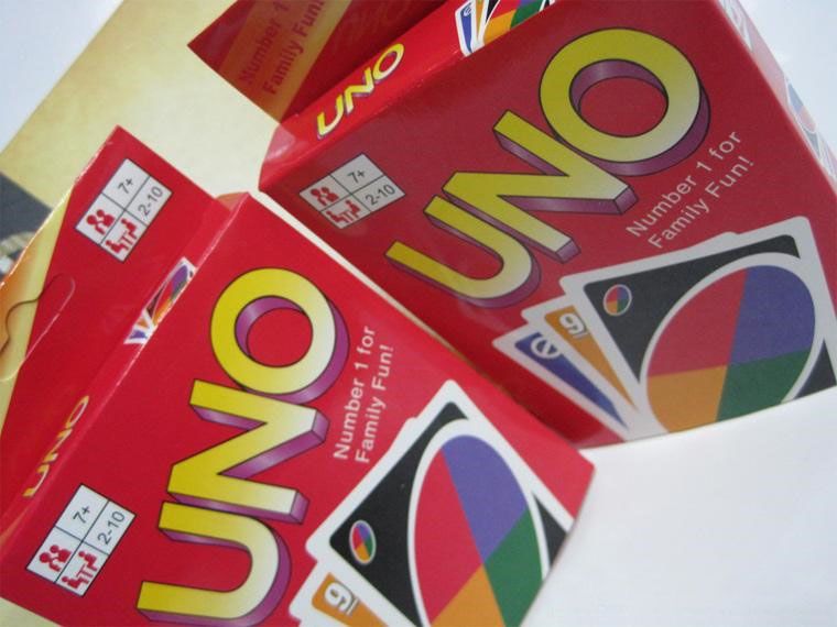 Uno Playing Poker Cards Table Game Standard Edition 270g Family Fun